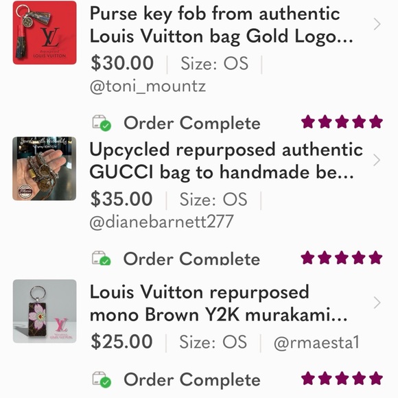 FF Fendi repurposed purse fob - Picture 9 of 10